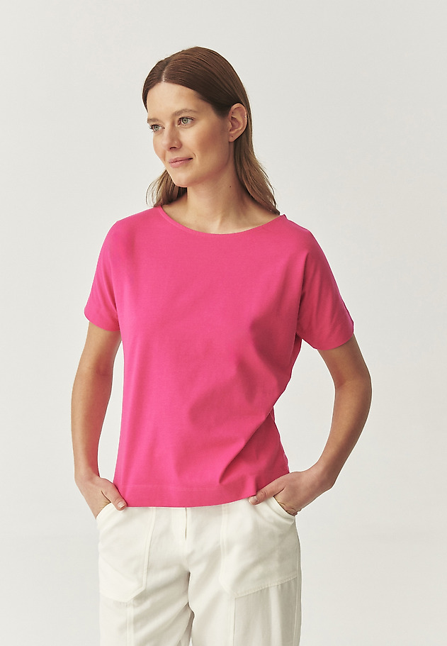 COTTON T-SHIRT - LALI 3 COTTON T-SHIRT - LALI 3 RÓŻOWY 1