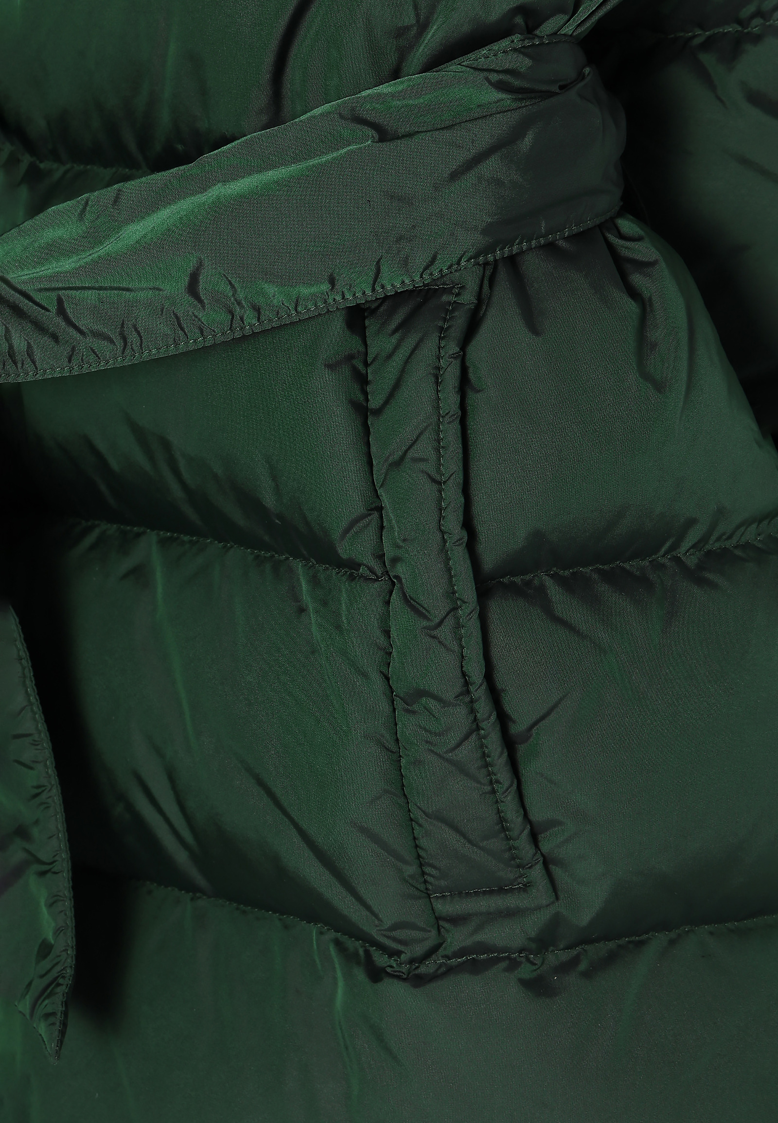 DAMSKA PUFFER JAKNA S KRAVATO ZOA DAMSKA PUFFER JAKNA S KRAVATO ZOA ZELENA 91503