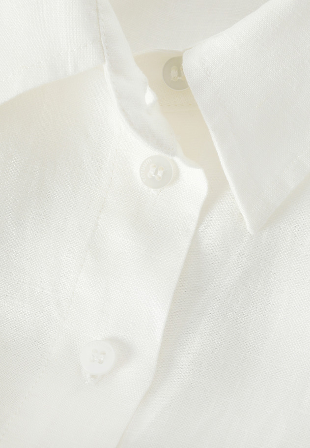 SHORT-SLEEVED LINEN SHIRT - SINES SHORT-SLEEVED LINEN SHIRT - SINES ECRU 8