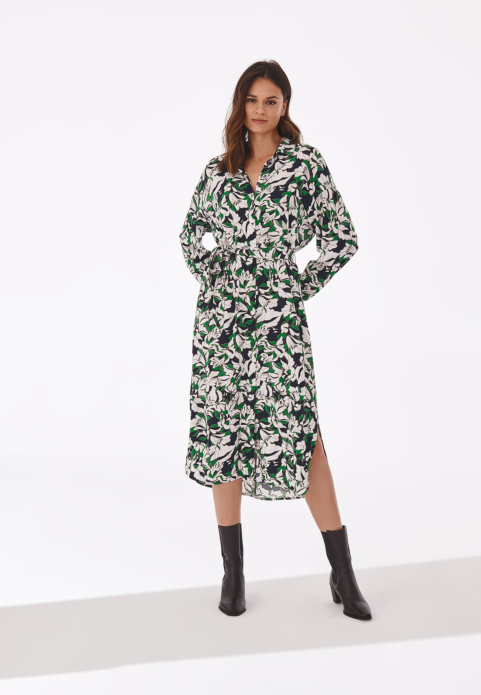 SUKIENKA MIDI W KWIATY LISO SUKIENKA MIDI W KWIATY LISO MULTIKOLOR 75177