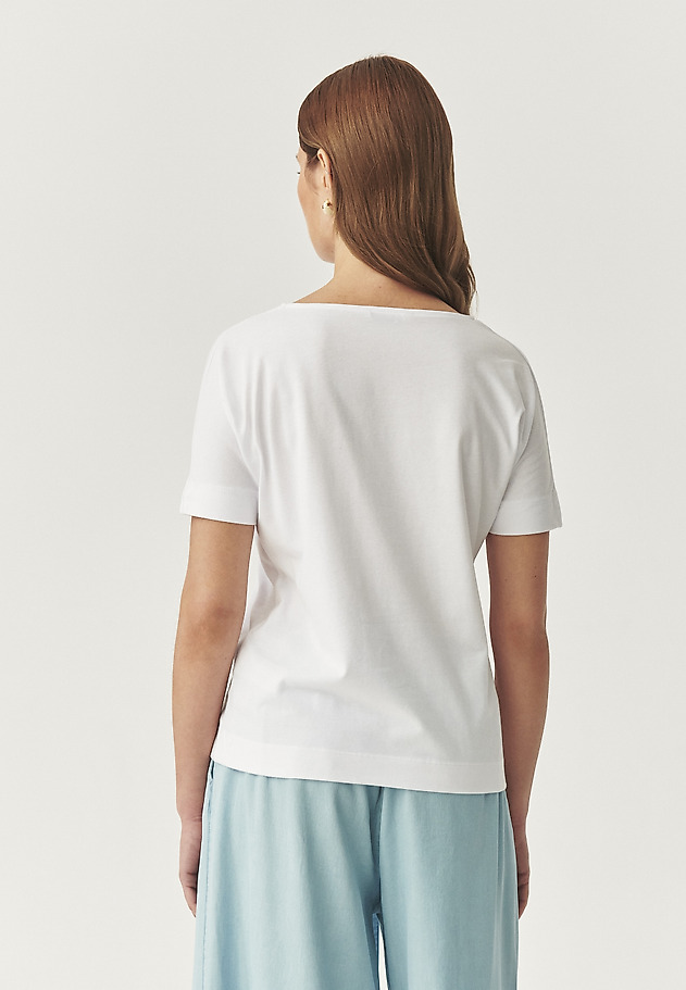 COTTON T-SHIRT - LALI 1 COTTON T-SHIRT - LALI 1 BIAŁY 3