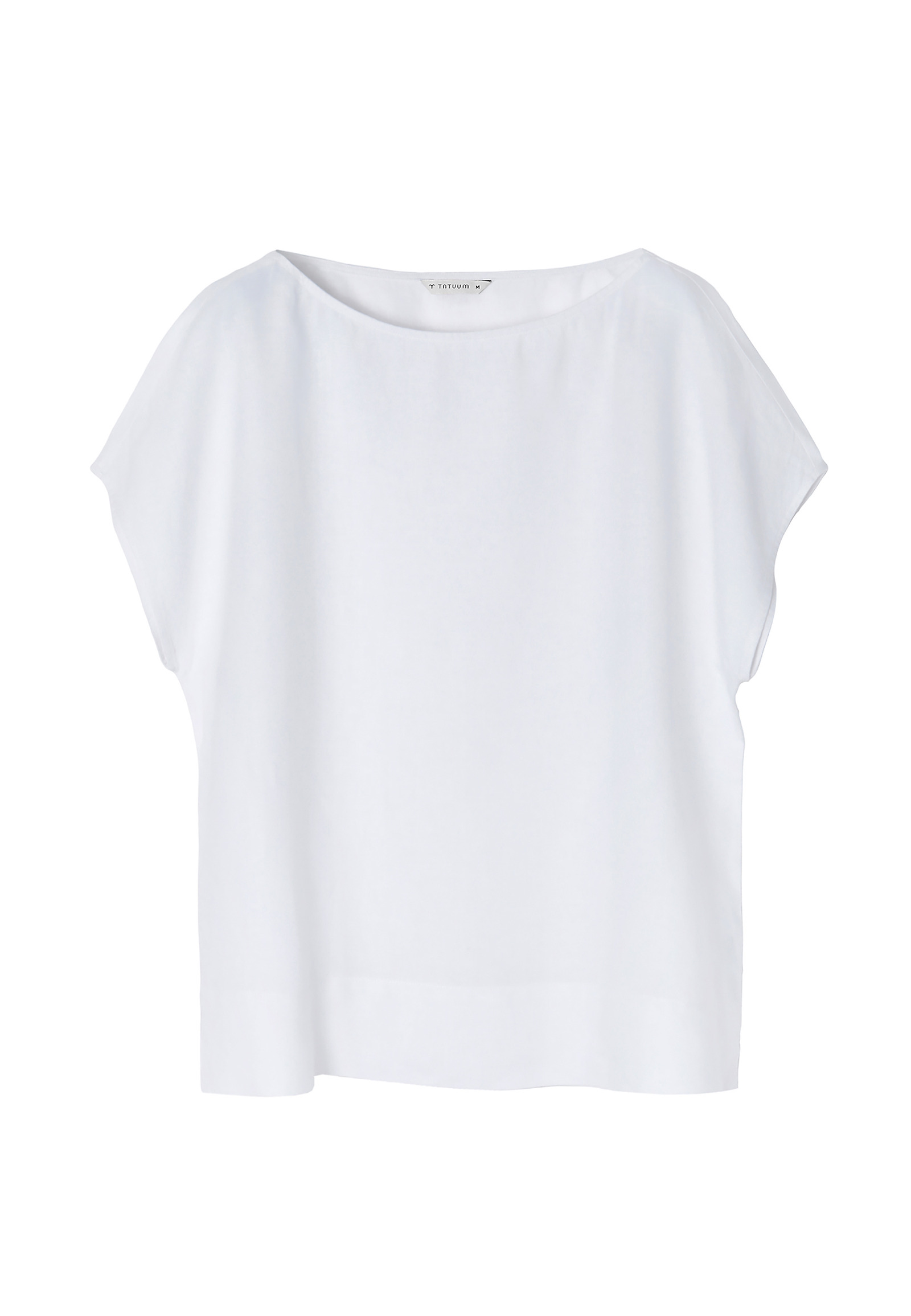 LADIES' SHORT SLEEVE LINEN BLOUSE OMA LADIES' SHORT SLEEVE LINEN BLOUSE OMA WHITE 88150