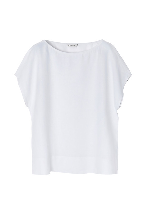 LADIES' SHORT SLEEVE LINEN BLOUSE OMA WHITE 2