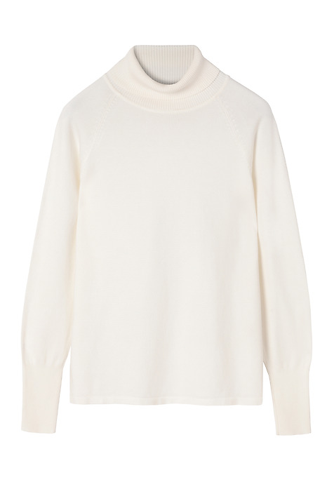 KLASSZIKUS TURTLENECK PULÓVER - NEKOKI EKRÜ 2