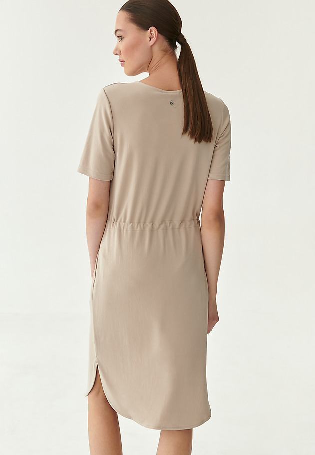 LADIES' KNITTED DRESS KONOMO LADIES' KNITTED DRESS KONOMO BEIGE 2