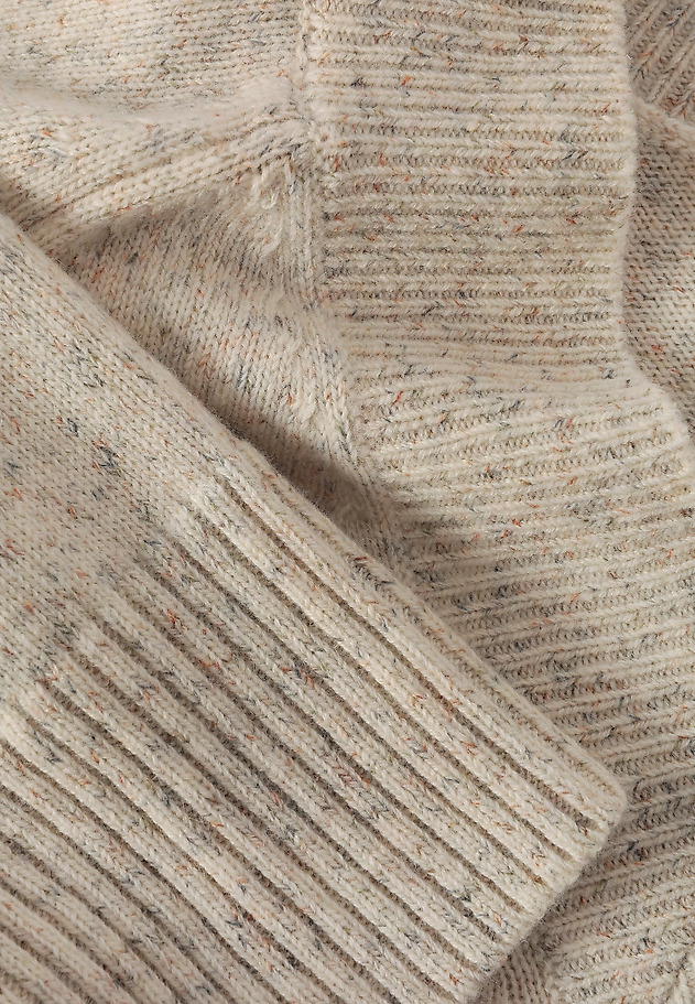 WOOL JUMPER WITH SLITS - INOLA WOOL JUMPER WITH SLITS - INOLA BEŽ 7