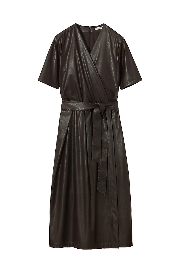 KOPERTOWA SUKIENKA MAXI OZIMI KOPERTOWA SUKIENKA MAXI OZIMI BRĄZOWY 6