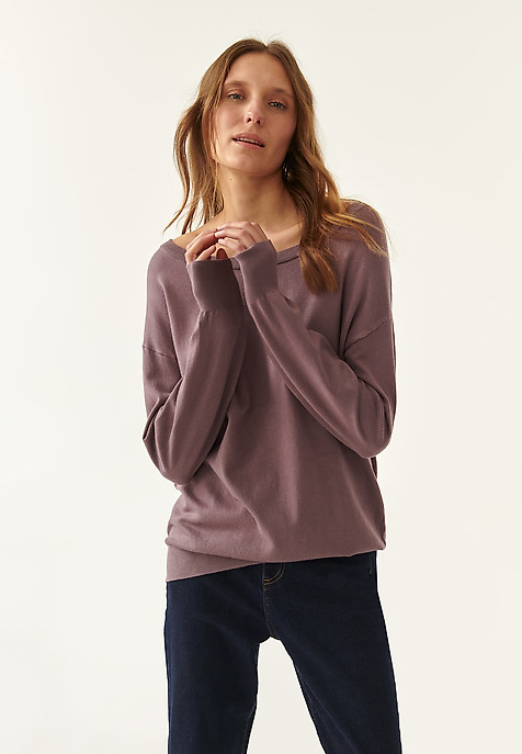 LADIES' SWEATER DORO PURPLE 2