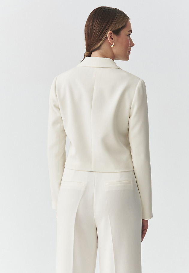 SHORT BLAZER — RENETA SHORT BLAZER — RENETA ECRU 3