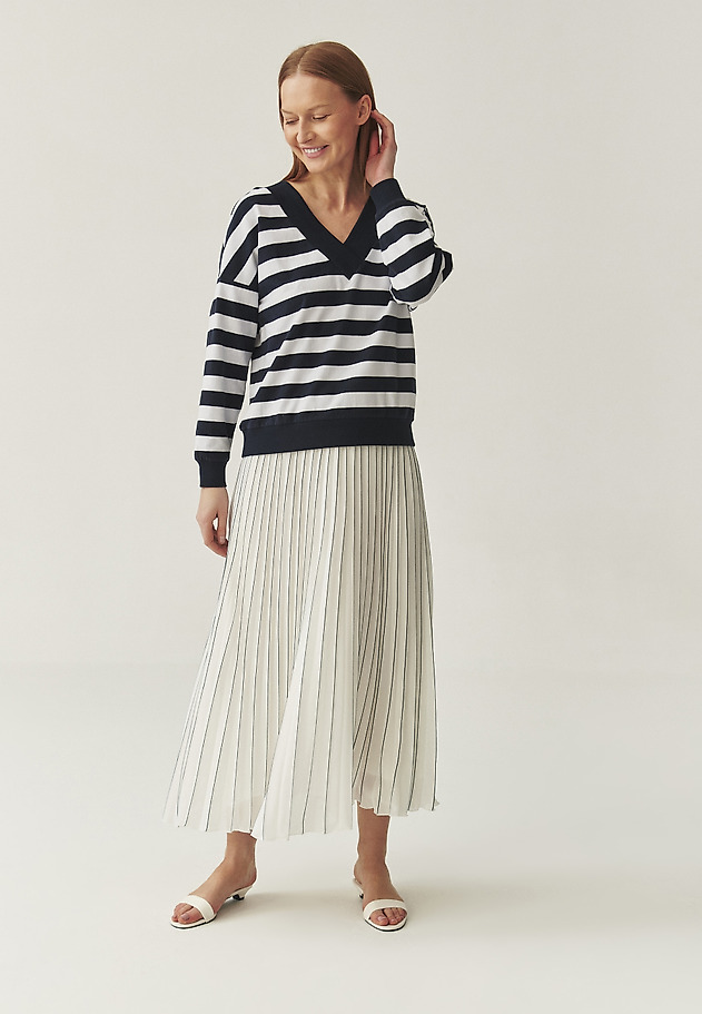 PLEATED MIDI SKIRT - MIRAMA 1 PLEATED MIDI SKIRT - MIRAMA 1 BIAŁY 2