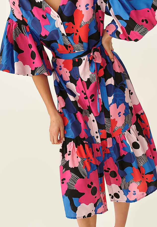 LADIES' PRINTED DRESS CLOTI LADIES' PRINTED DRESS CLOTI MULTIKOLOR 7