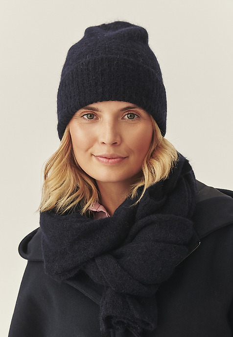 CLASSIC WOOL AND ALPACA HAT - NUVA BLEUMARIN 2