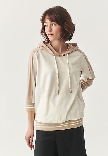 BAWEŁNIANA BLUZA Z KAPTUREM - LAGERA BAWEŁNIANA BLUZA Z KAPTUREM - LAGERA