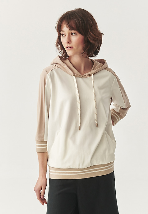 BAWEŁNIANA BLUZA Z KAPTUREM - LAGERA BAWEŁNIANA BLUZA Z KAPTUREM - LAGERA