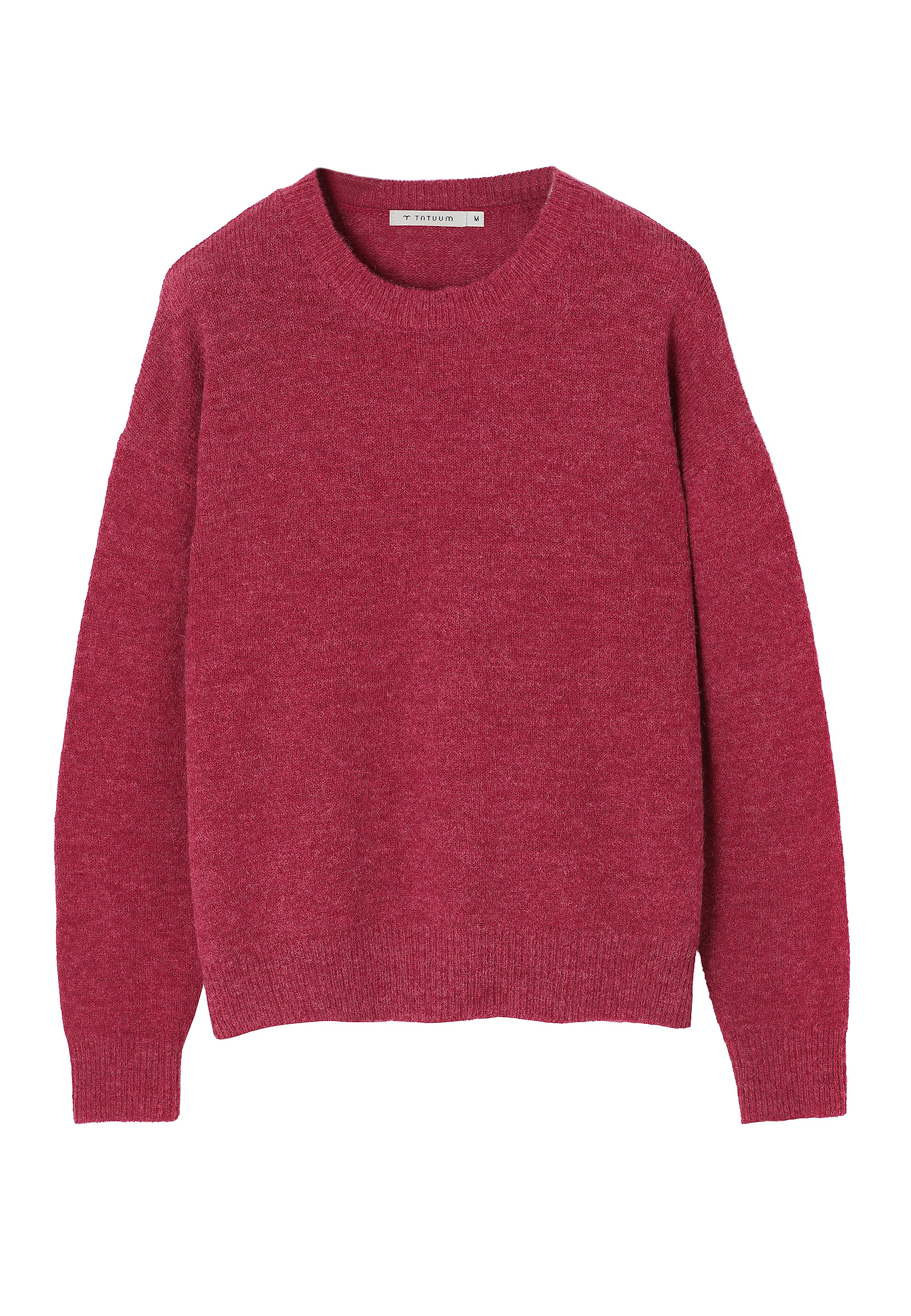 SWETER Z WEŁNĄ I ALPAKĄ - NELL SWETER Z WEŁNĄ I ALPAKĄ - NELL CZERWONY 115736