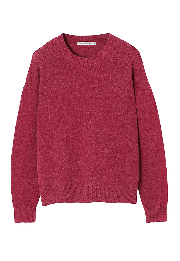 WOOL AND ALPACA JUMPER - NELL WOOL AND ALPACA JUMPER - NELL RED 5