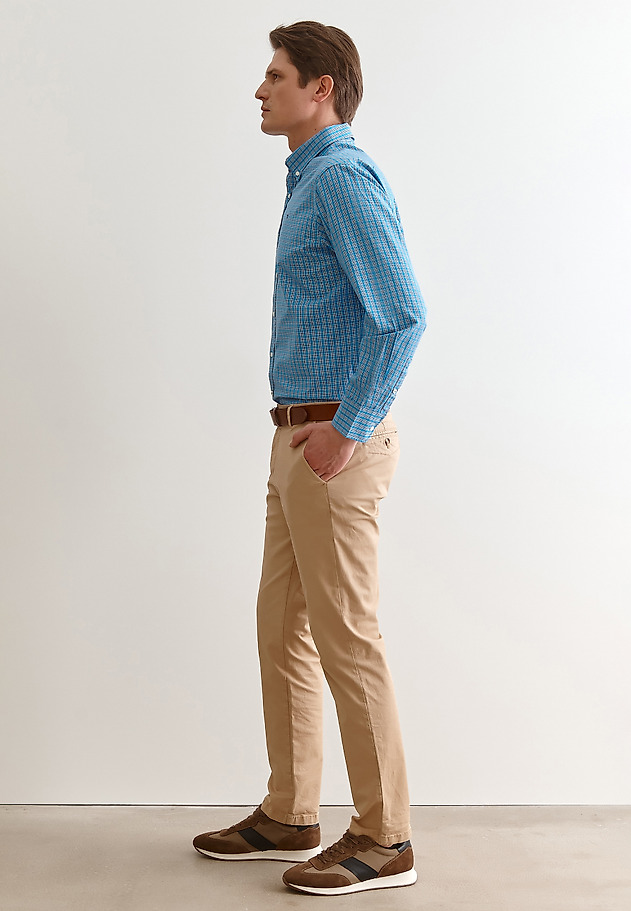 pánska košeľa dlhý rukáv FILIP 1 CLASSIC pánska košeľa dlhý rukáv FILIP 1 CLASSIC MODRÁ 3