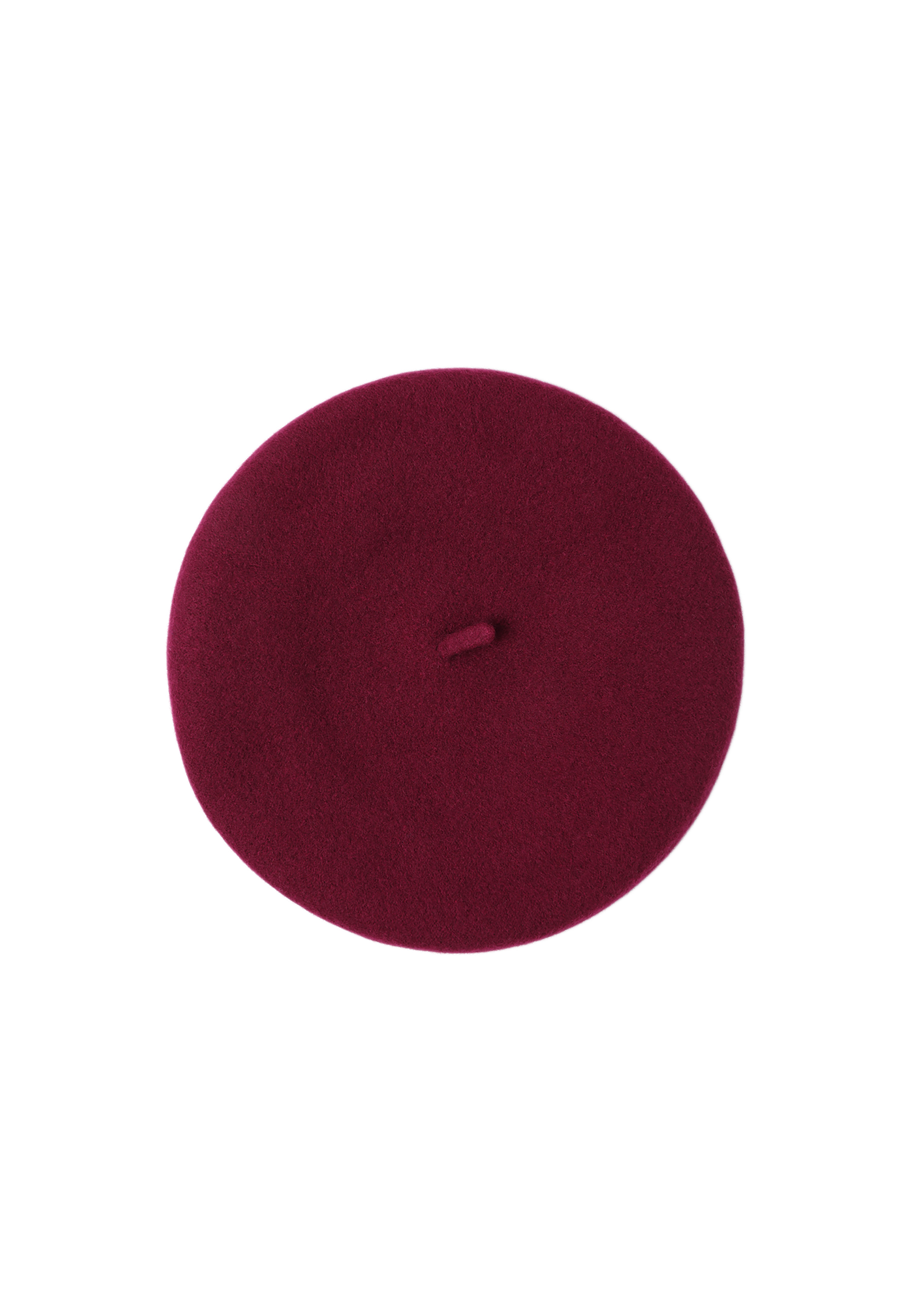 WEŁNIANY BERET DAMSKI Z OZDOBNĄ PRZYPINKĄ — ALBINA