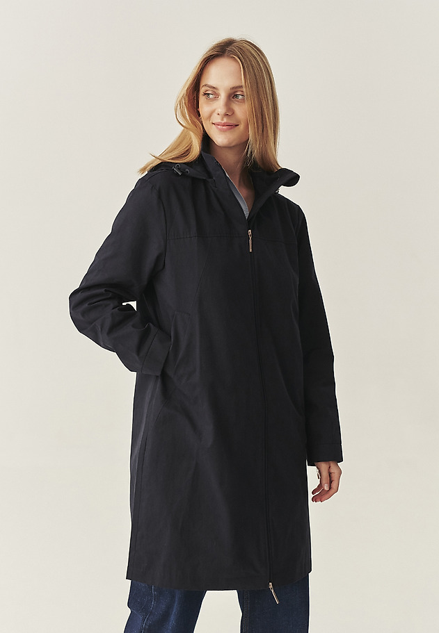 CASUALOWA KURTKA PARKA - BIMA CASUALOWA KURTKA PARKA - BIMA GRANATOWY 2