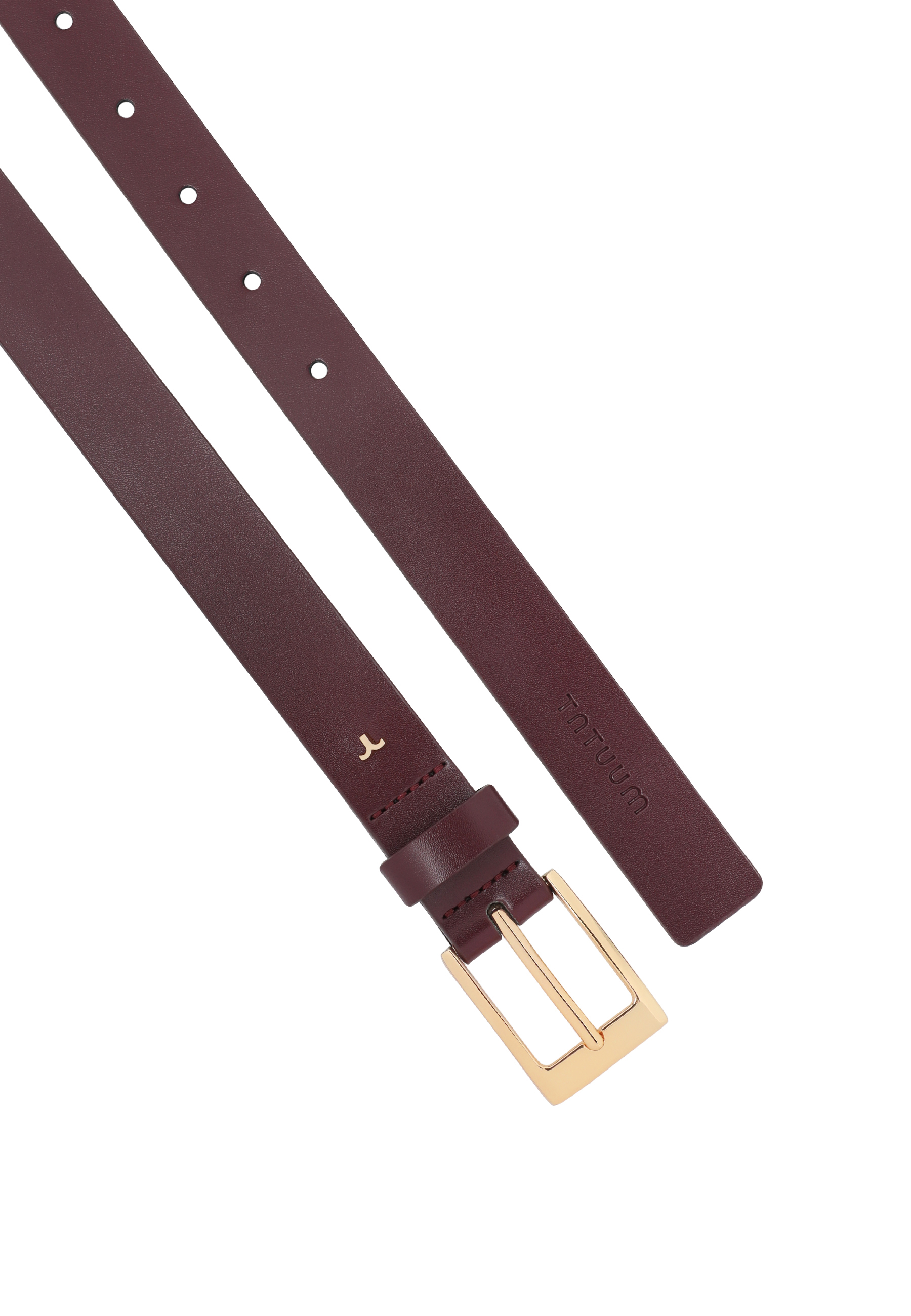 SKÓRZANY PASEK DAMSKI - KARN CZERWONY 2