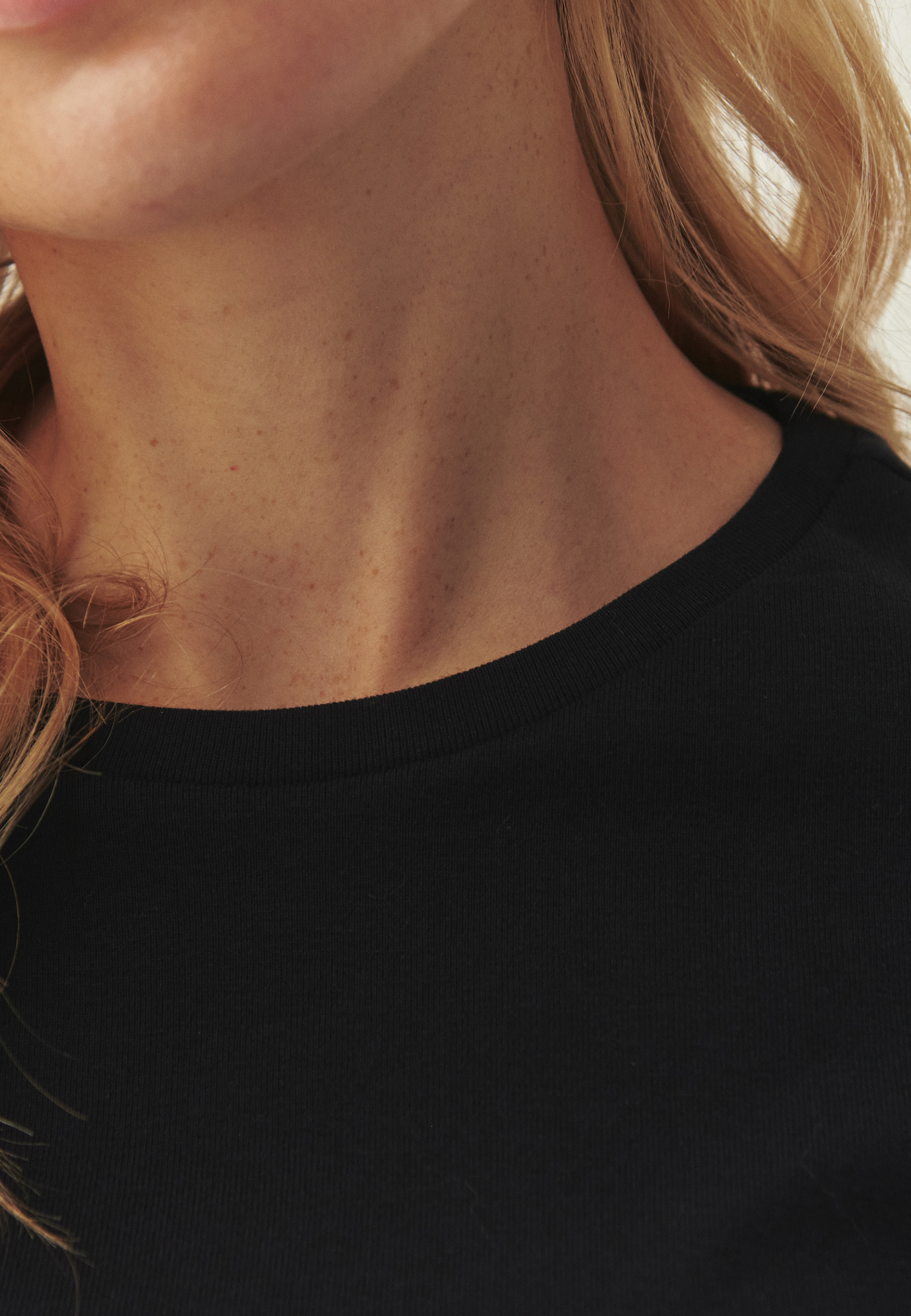 BAWEŁNIANY T-SHIRT Z KRÓTKIM RĘKAWEM - KIRI GRANATOWY 2