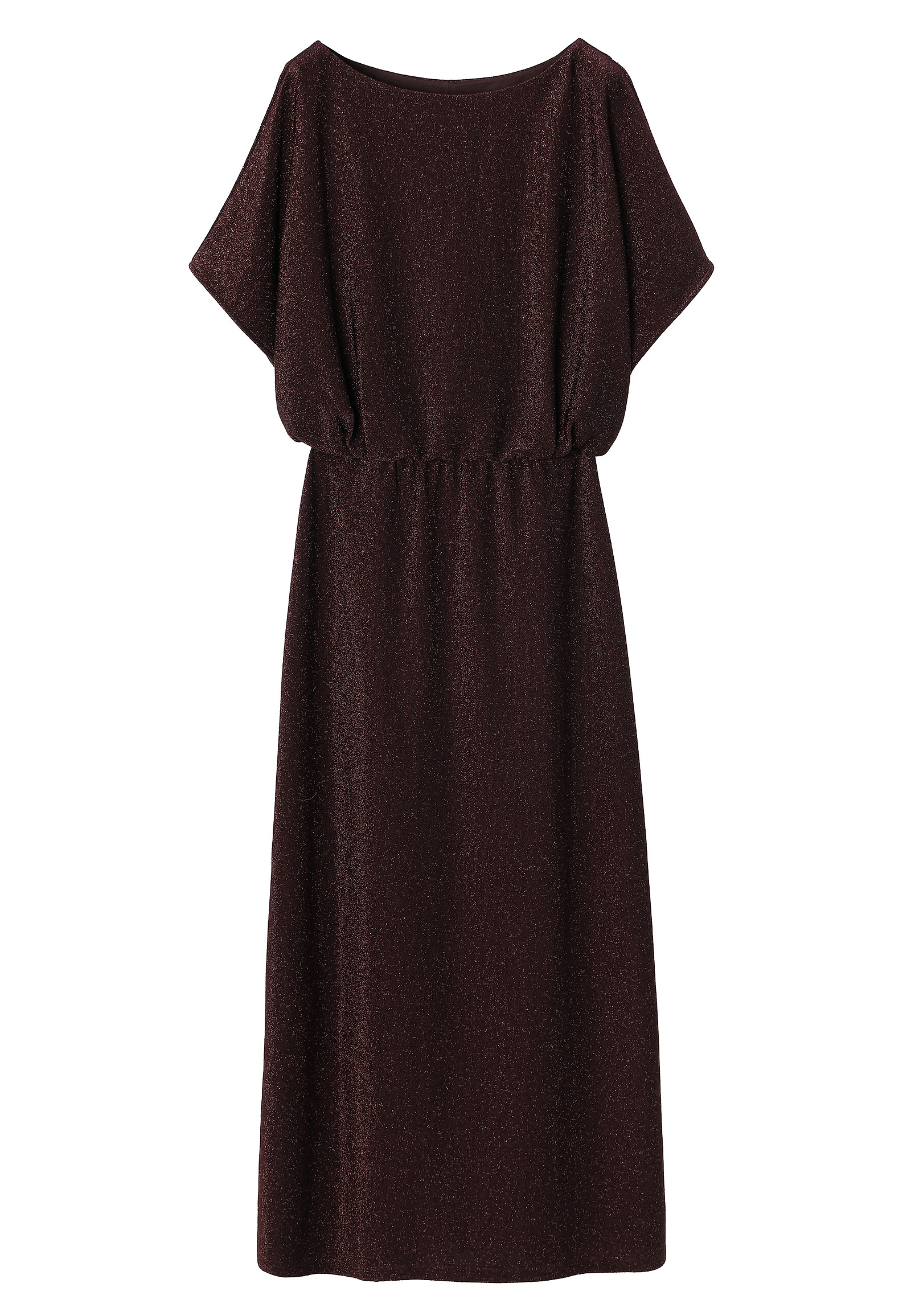 LONG DRESS WITH METALLIC SHINE - KATIE LONG DRESS WITH METALLIC SHINE - KATIE RED 116741