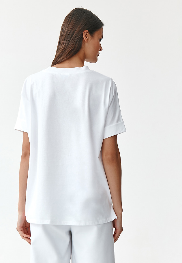 T-SHIRT DAMSKI LIKE 9 T-SHIRT DAMSKI LIKE 9 BIAŁY 3