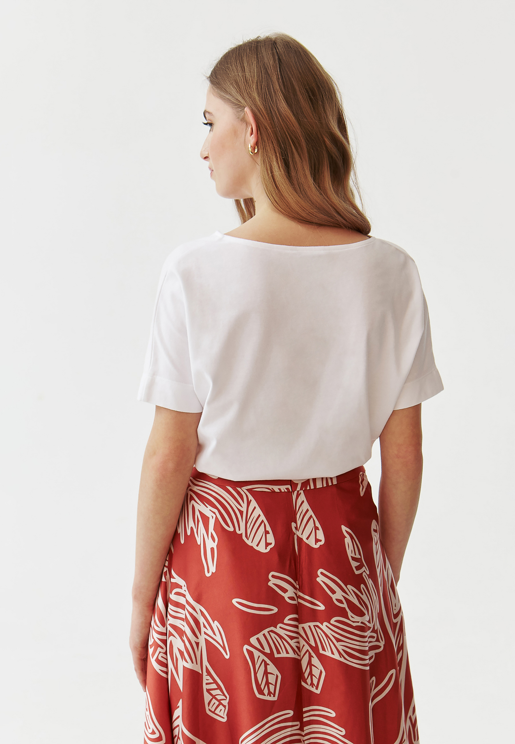 DÁMSKE BAVLNENÉ TRIČKO S KIMONOVÝMI RUKÁVMI - LALI