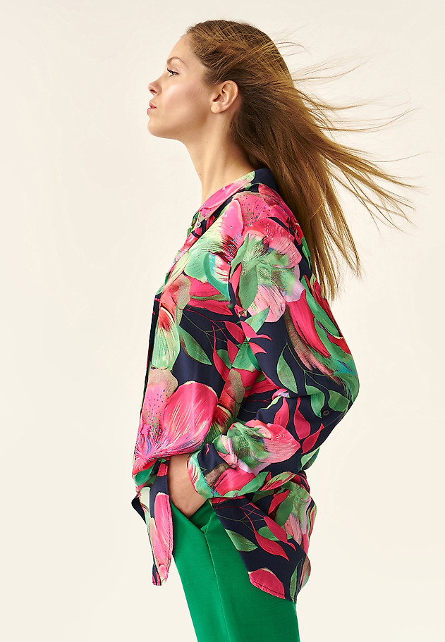 LADIES' FLORAL PRINTED SHIRT MALIBU LADIES' FLORAL PRINTED SHIRT MALIBU MULTIKOLOR 4