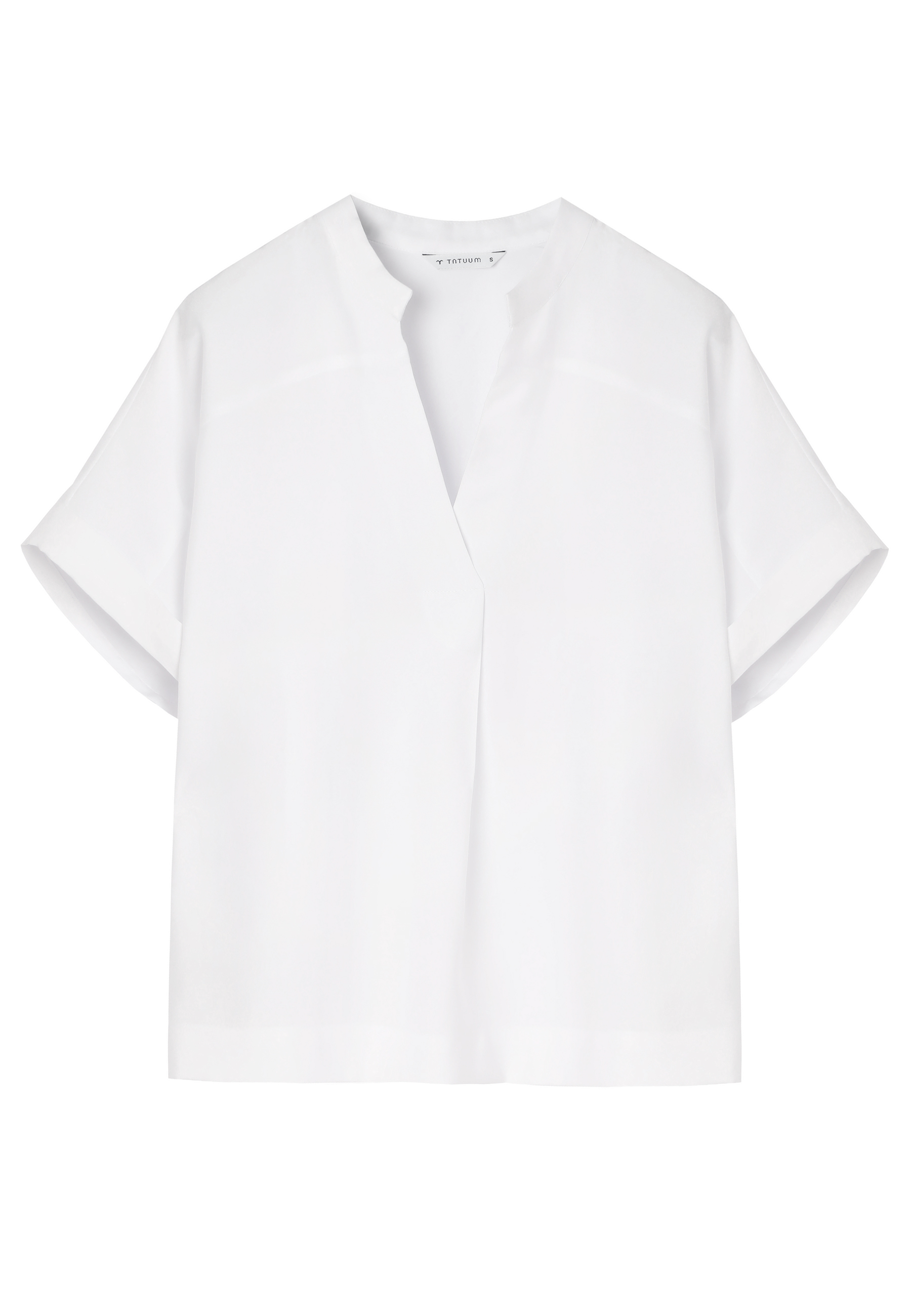 TKANINOWA BLUZKA Z WISKOZĄ - MIZONI BIAŁY 2