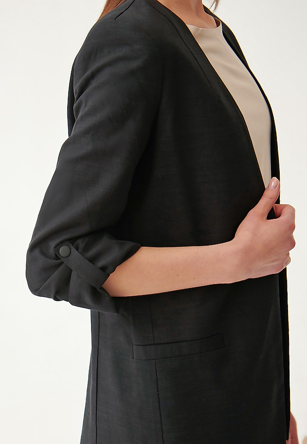 DAMSKI PREVELIK BLAZER LEMARIA DAMSKI PREVELIK BLAZER LEMARIA ČRNA 6