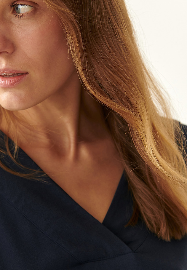 WATER-LIKE LADIES' BLOUSE SIMPLENA WATER-LIKE LADIES' BLOUSE SIMPLENA NAVY BLUE 6