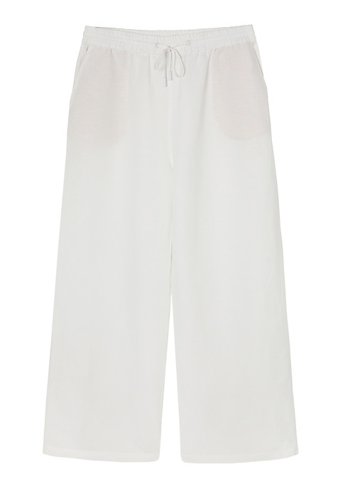 KALHOTY WIDE LEG – PULIO BÍLÁ 2