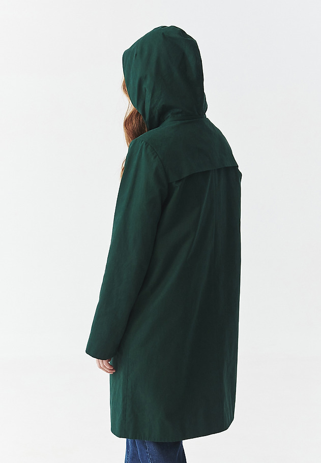 LADIES' WOVEN RACKET WITH HOOD — SETIS LADIES' WOVEN RACKET WITH HOOD — SETIS ZIELONY 2