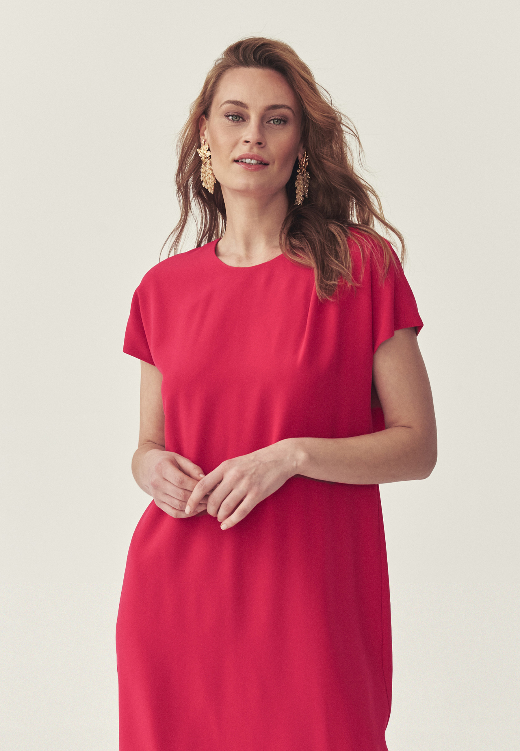 RUŽOVÉ LÁTKOVÉ ŠATY – ZIMONNA RUŽOVÁ 2