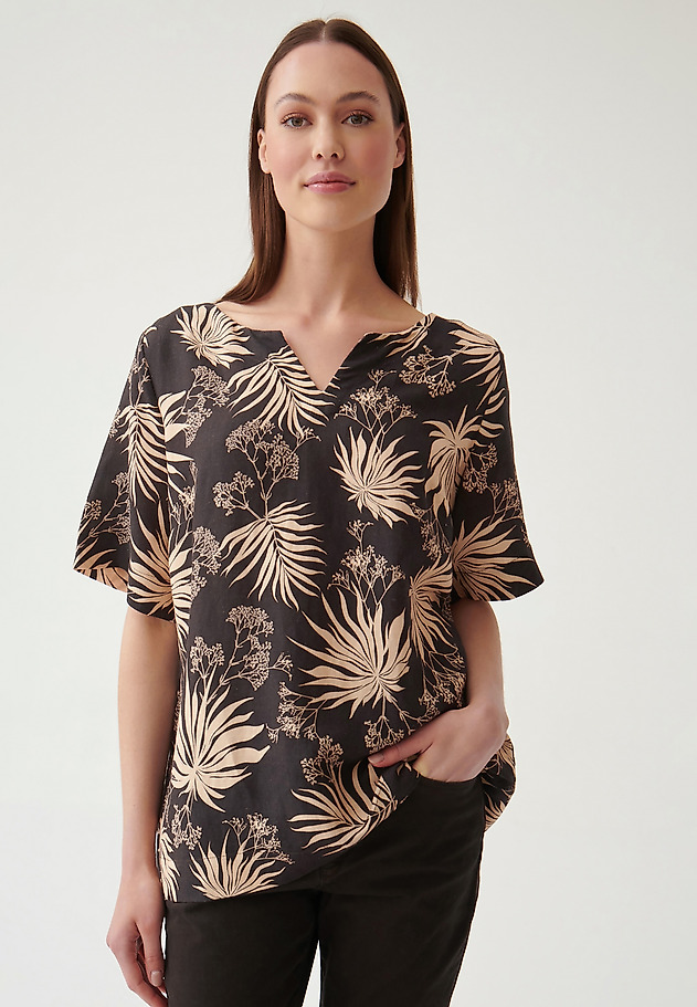 HÖLGYBLOUSE NÖVÉNYMINTÁVAL MATYLDANA HÖLGYBLOUSE NÖVÉNYMINTÁVAL MATYLDANA TÖBBSZÍNŰ 1