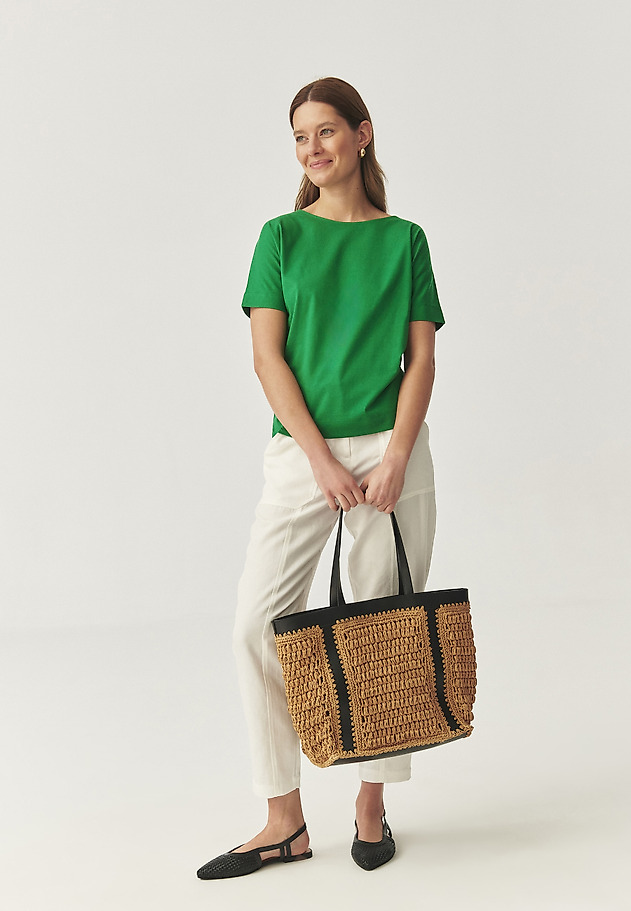 COTTON T-SHIRT - LALI 3 COTTON T-SHIRT - LALI 3 ZIELONY 5