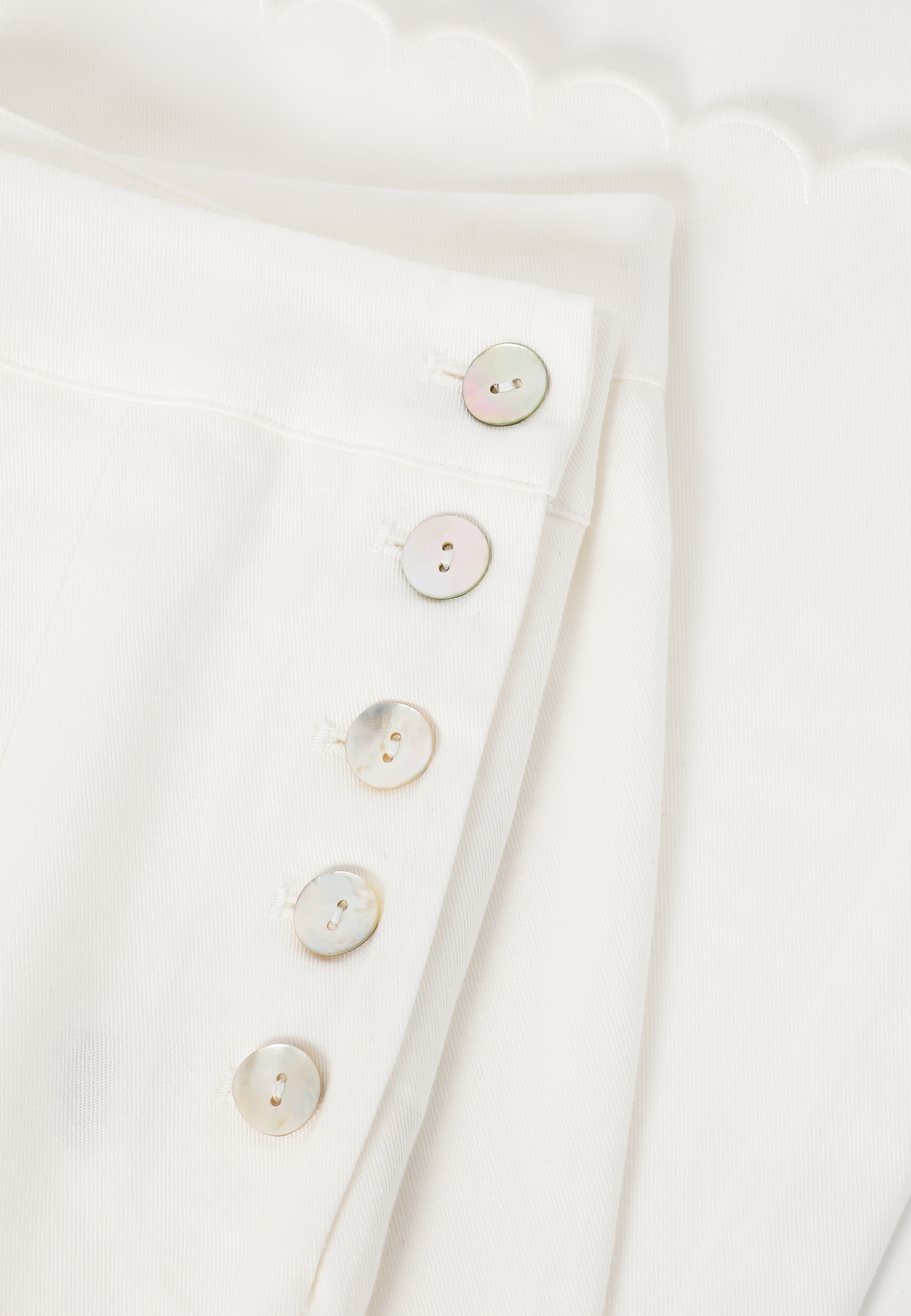 BAVLNĚNÉ KALHOTY S OZDOBNÝM ZPRACOVÁNÍM – AIGUA ECRU 2