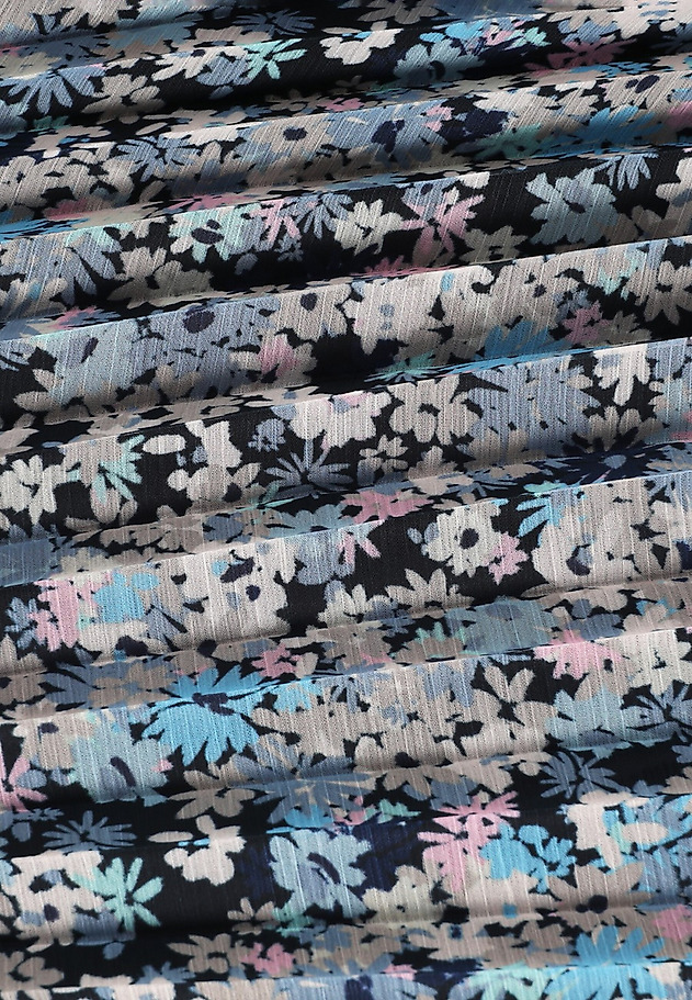 PLEATED FLORAL MIDI DRESS — SIERRA PLEATED FLORAL MIDI DRESS — SIERRA MULTIKOLOR 8