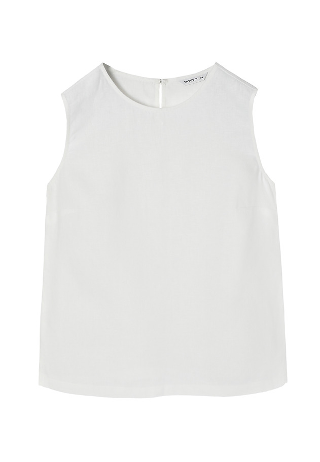 CLASSIC LADIES’ SLEEVELESS BLOUSE - GERDI CLASSIC LADIES’ SLEEVELESS BLOUSE - GERDI ECRU 6