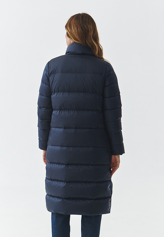 PALTON DE DAMĂ, DIN ȚESĂTURĂ, CU MATLASARE - AKO PALTON DE DAMĂ, DIN ȚESĂTURĂ, CU MATLASARE - AKO BLEUMARIN 4