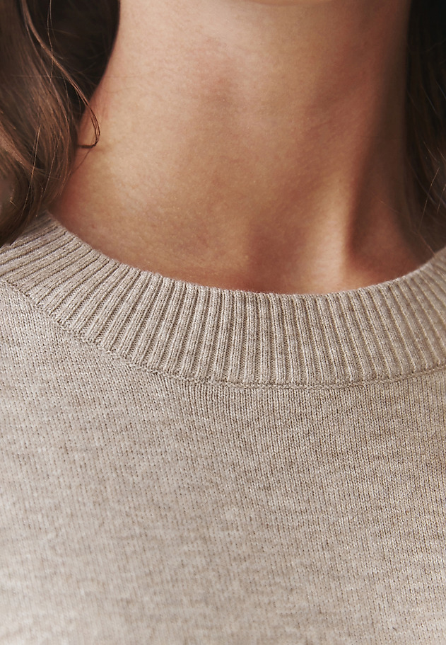 WIDE-SLEEVED DRESS MADE OF COTTON YARN — GLEN WIDE-SLEEVED DRESS MADE OF COTTON YARN — GLEN BEŻOWY 6