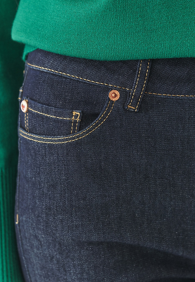DENIM ZVONASTE HLAČE - GIRONA DENIM ZVONASTE HLAČE - GIRONA MODRA 5