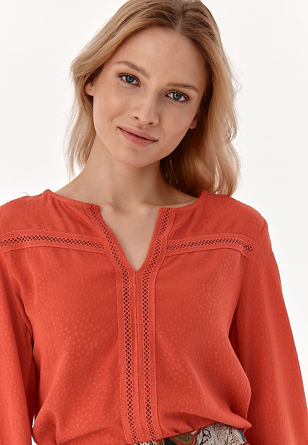LADIES' EMBROIDERED BLOUSE NADIANA LADIES' EMBROIDERED BLOUSE NADIANA RED 1