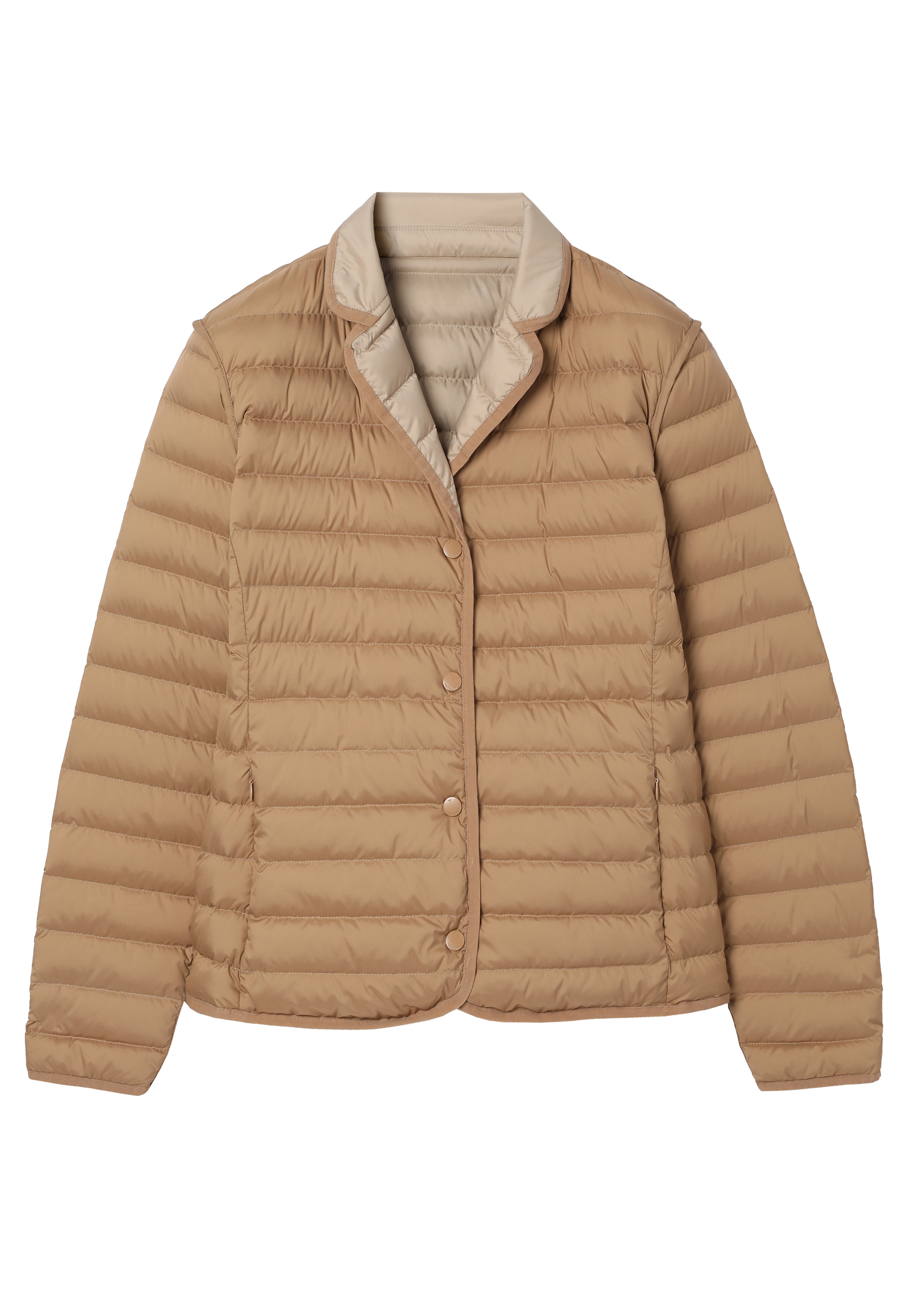 PUCHOWA KURTKA PRZEJŚCIOWA - KRISA SZARY 2