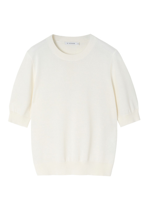 VISCOSE-COTTON JUMPER - AUGUST ECRU 2