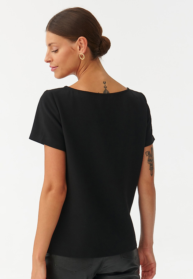 LADIES’ BLOUSE WITH BEADED-EMBELLISHED APPLICATION LAMIRA LADIES’ BLOUSE WITH BEADED-EMBELLISHED APPLICATION LAMIRA BLACK 4