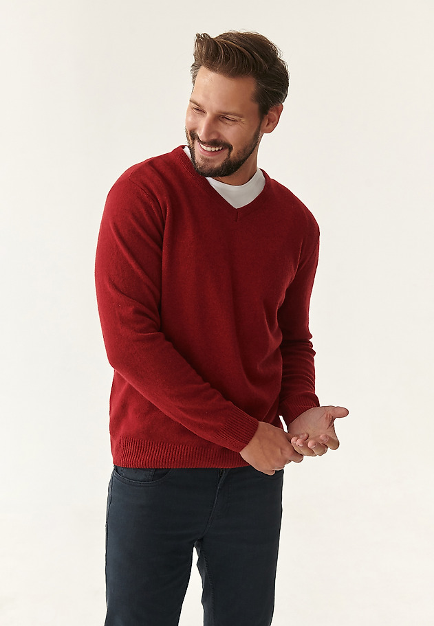 MEN'S WOOL SWEATER MARK 1 MEN'S WOOL SWEATER MARK 1 RED 3