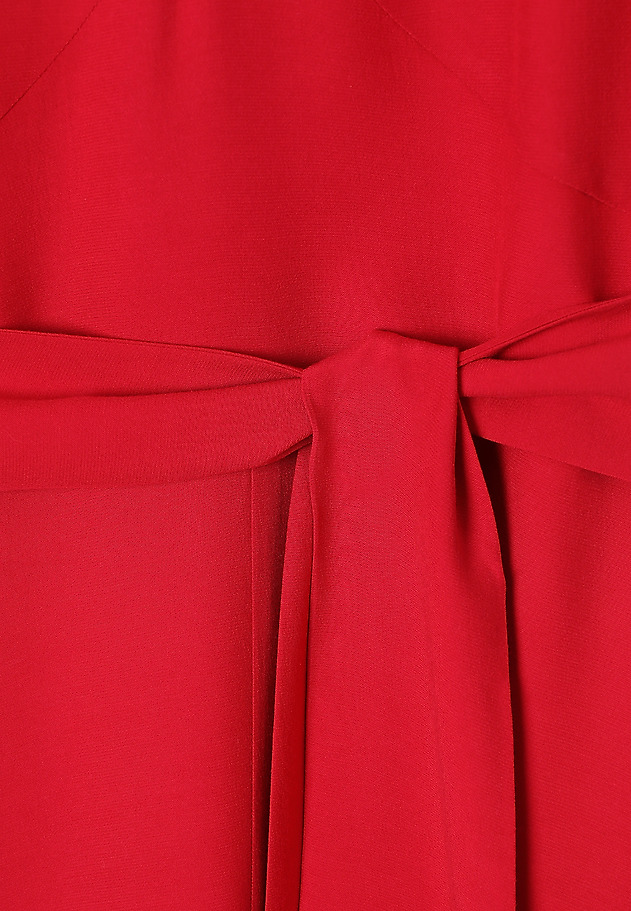 VISCOSE LONG DRESS — MATSEA VISCOSE LONG DRESS — MATSEA CZERWONY 6