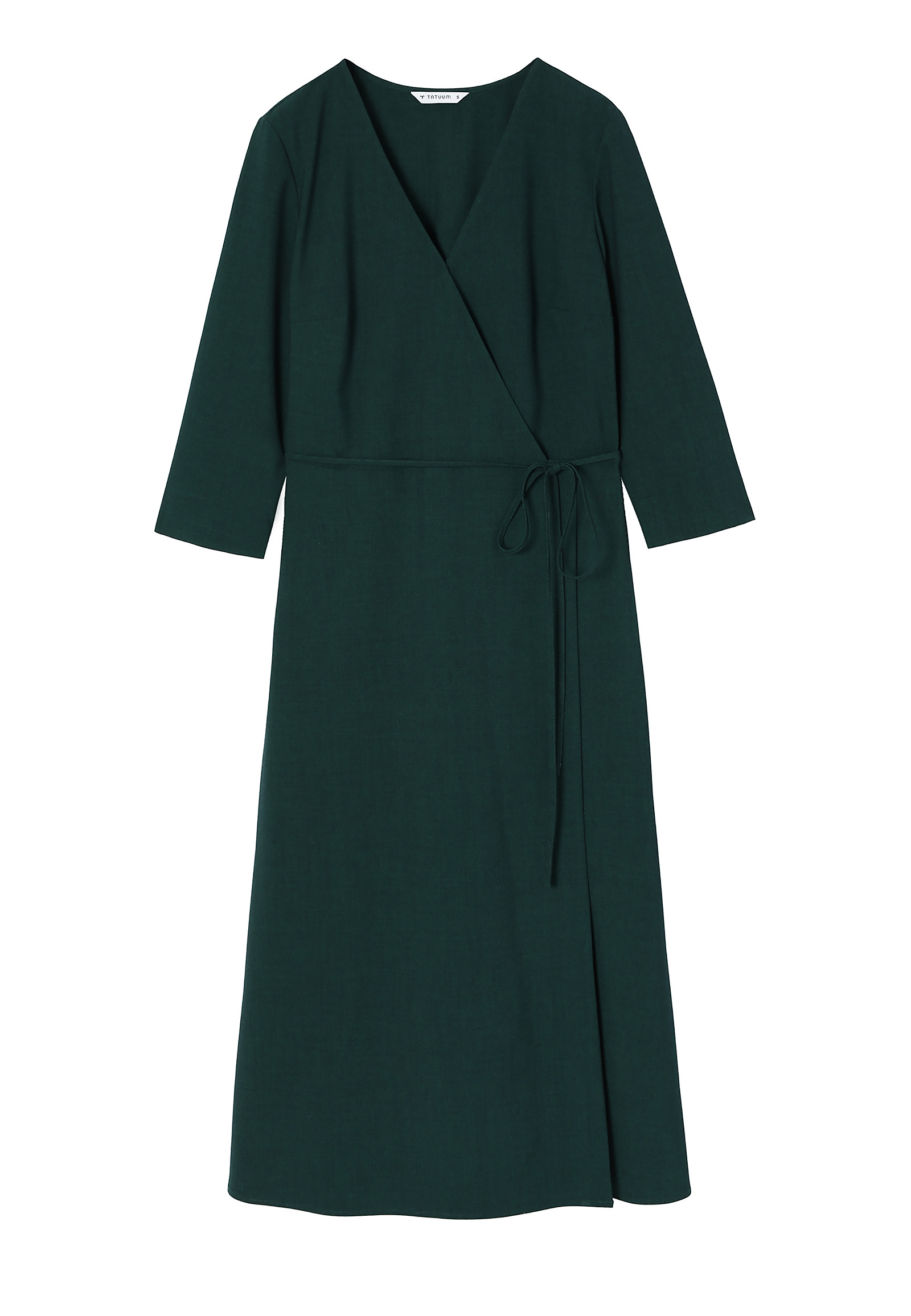 PLÁTĚNÉ ZAVINOVACÍ ŠATY — ZEREWIANA PLÁTĚNÉ ZAVINOVACÍ ŠATY — ZEREWIANA ZELENÁ 101579